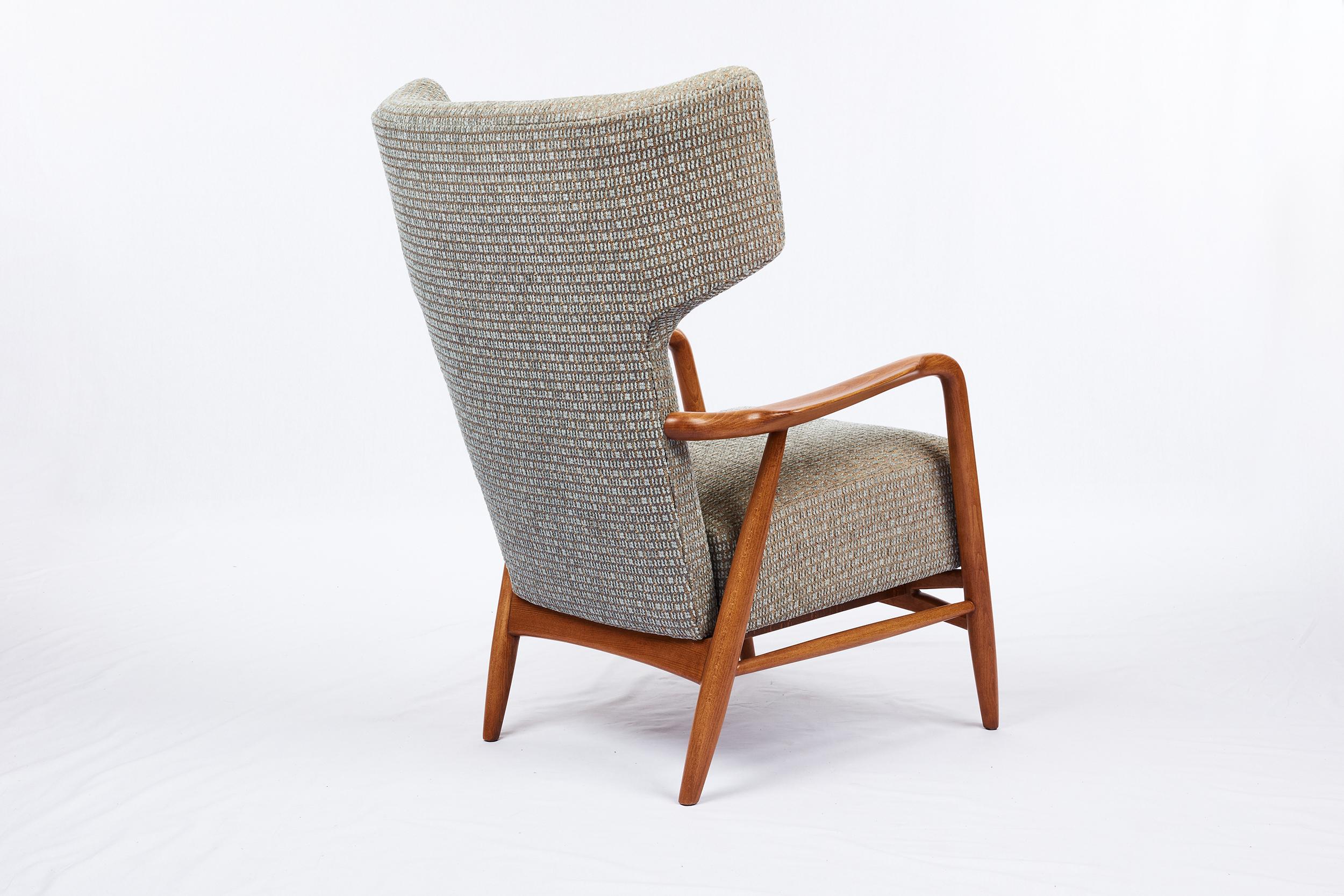 20th Century Eva Koppel Wingback Lounge Chair