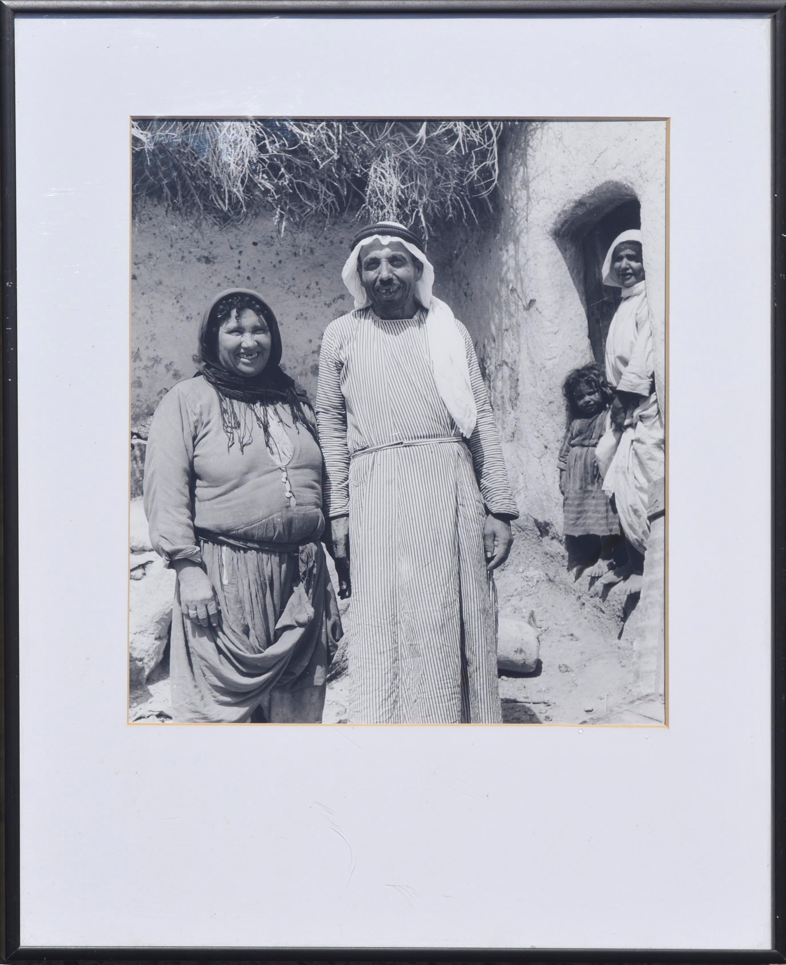 Eva Korn Figurative Photograph - Mid Century Vintage -- Arab Couple - Palestine