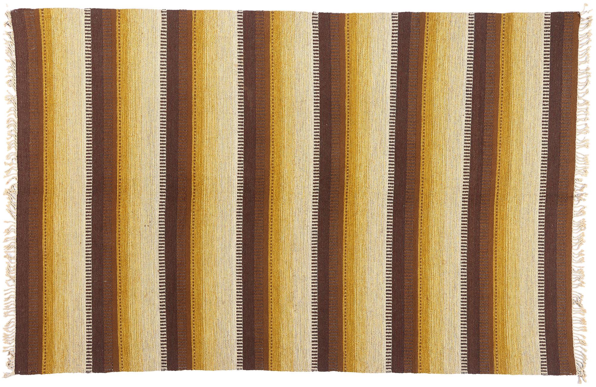 Tappeto a tessitura piatta The Modern Scandinavian Nordin del 1960 con stile moderno in vendita 2