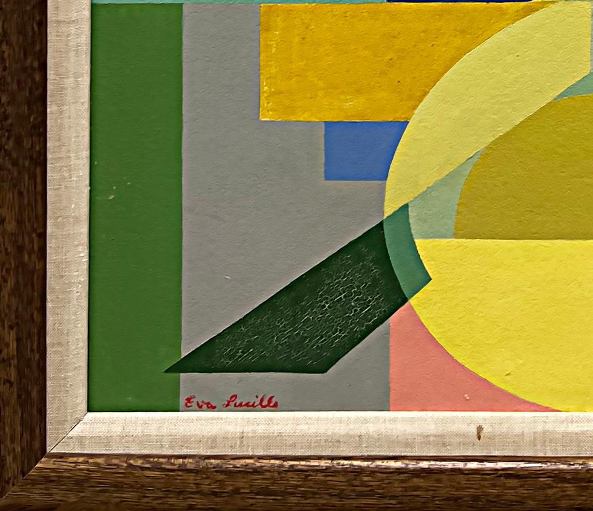 Acrylic Eva Lucille Kirchner Mid-Century Modern Abstract Painting