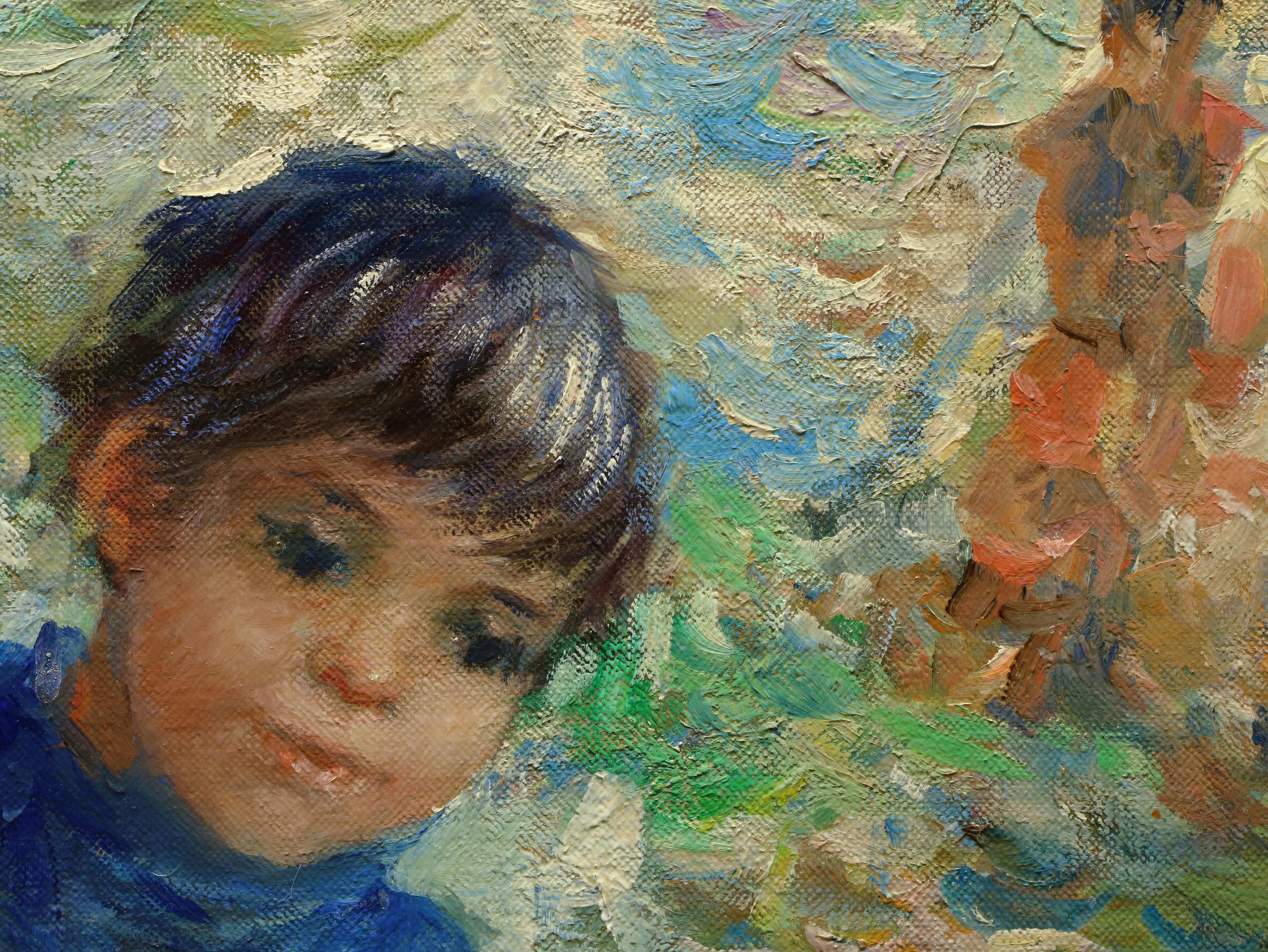 Dente di leone - Painting Impressionismo di Eva Makk