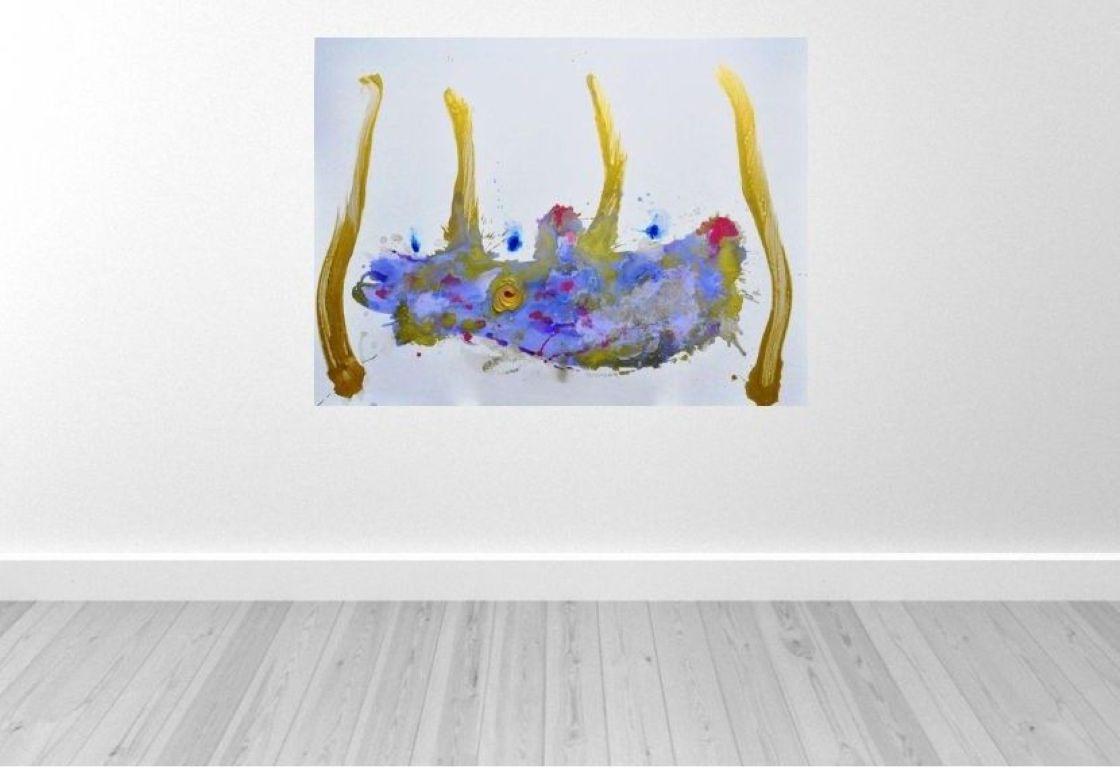 Untitled 22 - Abstract Mixed Media Art by Eva Pacheco