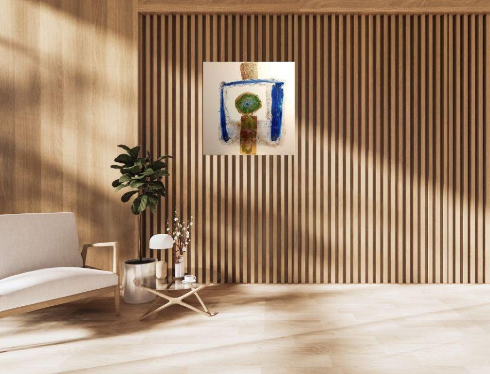 Untitled 49 - Abstrait Mixed Media Art par Eva Pacheco