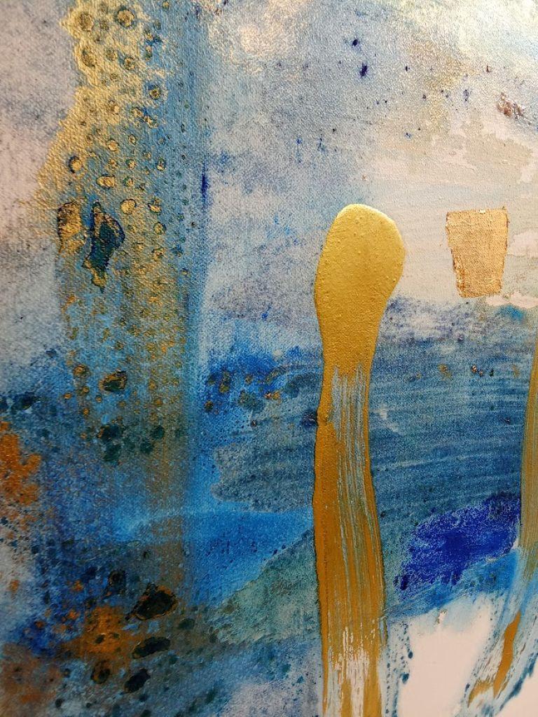 Untitled 54 - Abstract Mixed Media Art by Eva Pacheco