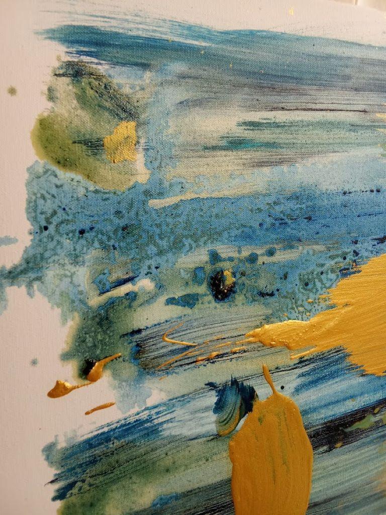 Untitled 60 - Abstract Mixed Media Art by Eva Pacheco