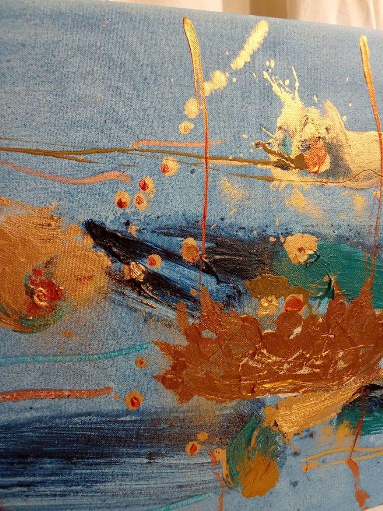 Untitled 61 - Abstract Mixed Media Art by Eva Pacheco