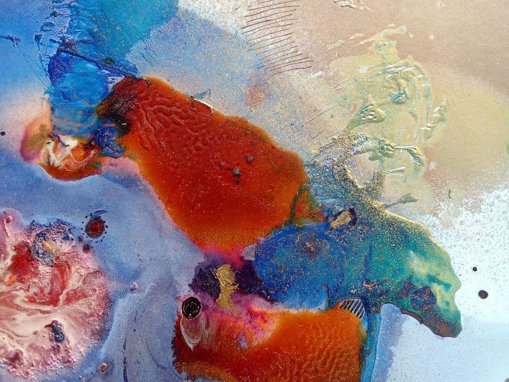 Untitled 7 - Abstract Mixed Media Art by Eva Pacheco