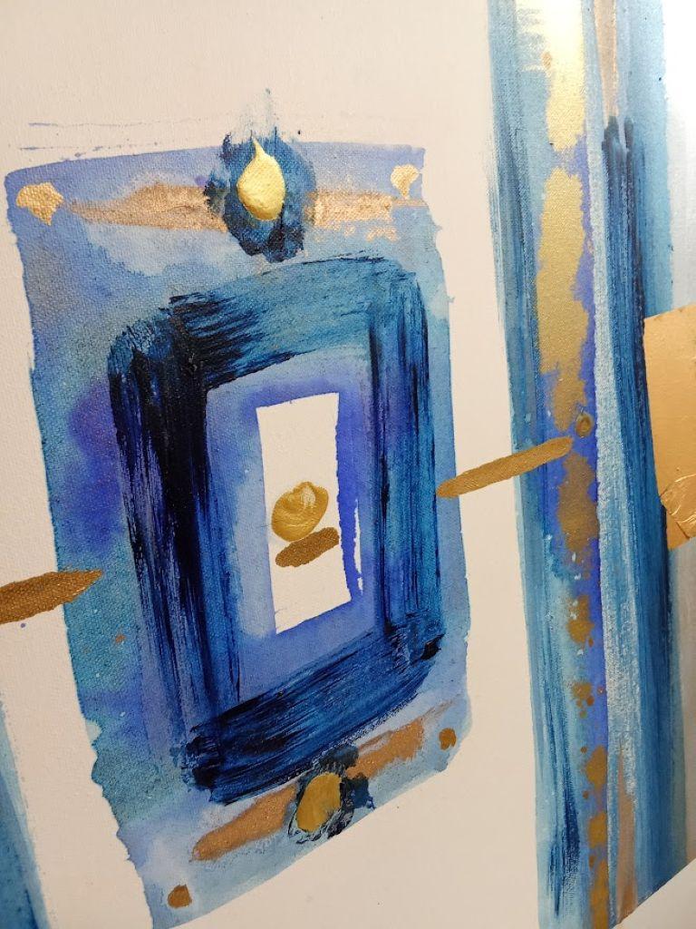 Untitled 70 - Abstract Mixed Media Art by Eva Pacheco