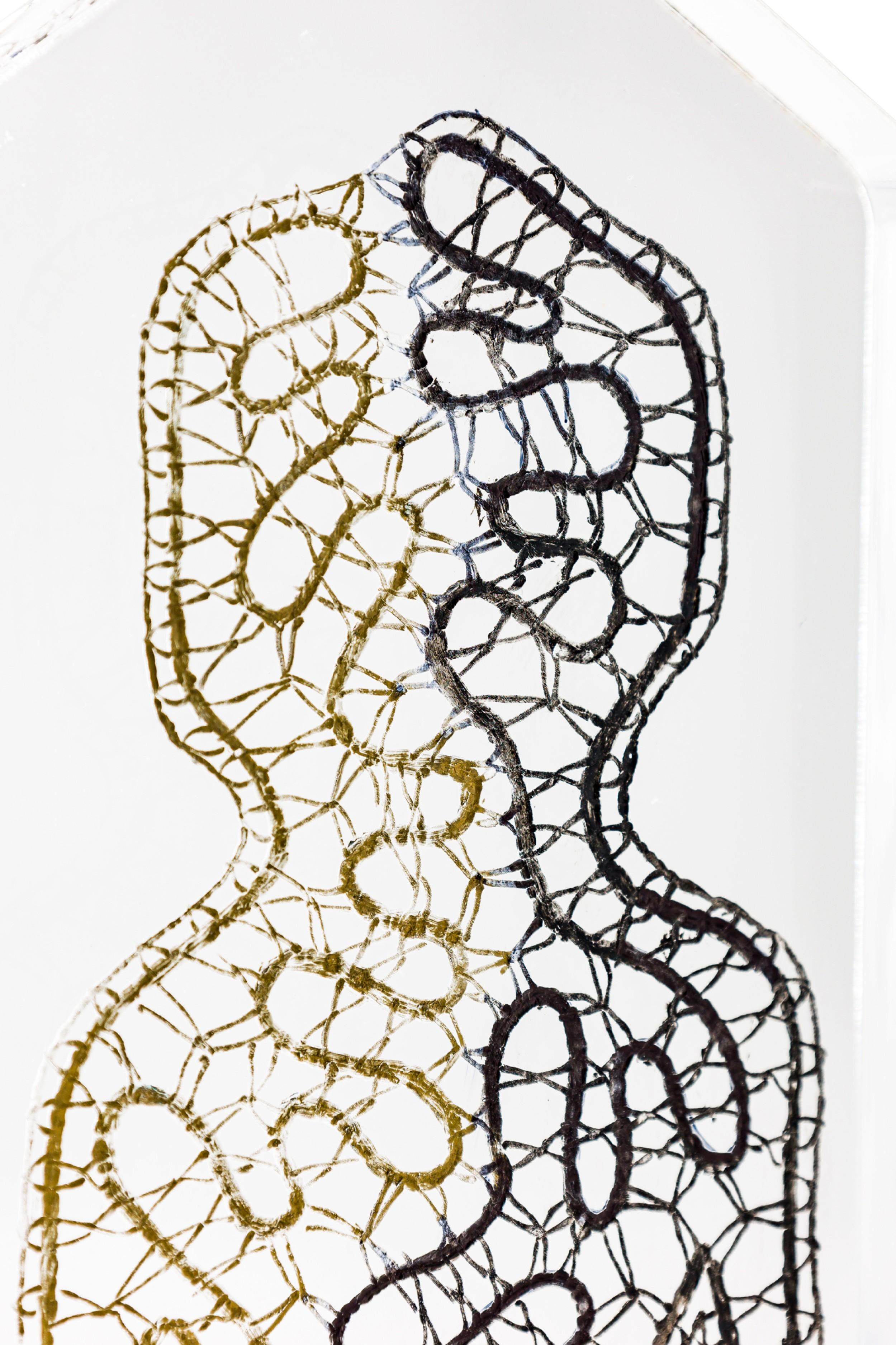 Eva Petric Obra de Arte Abstracta en Técnica Mixta Grabada, Titulada: Terrícola #14 Siglo XXI y contemporáneo en venta