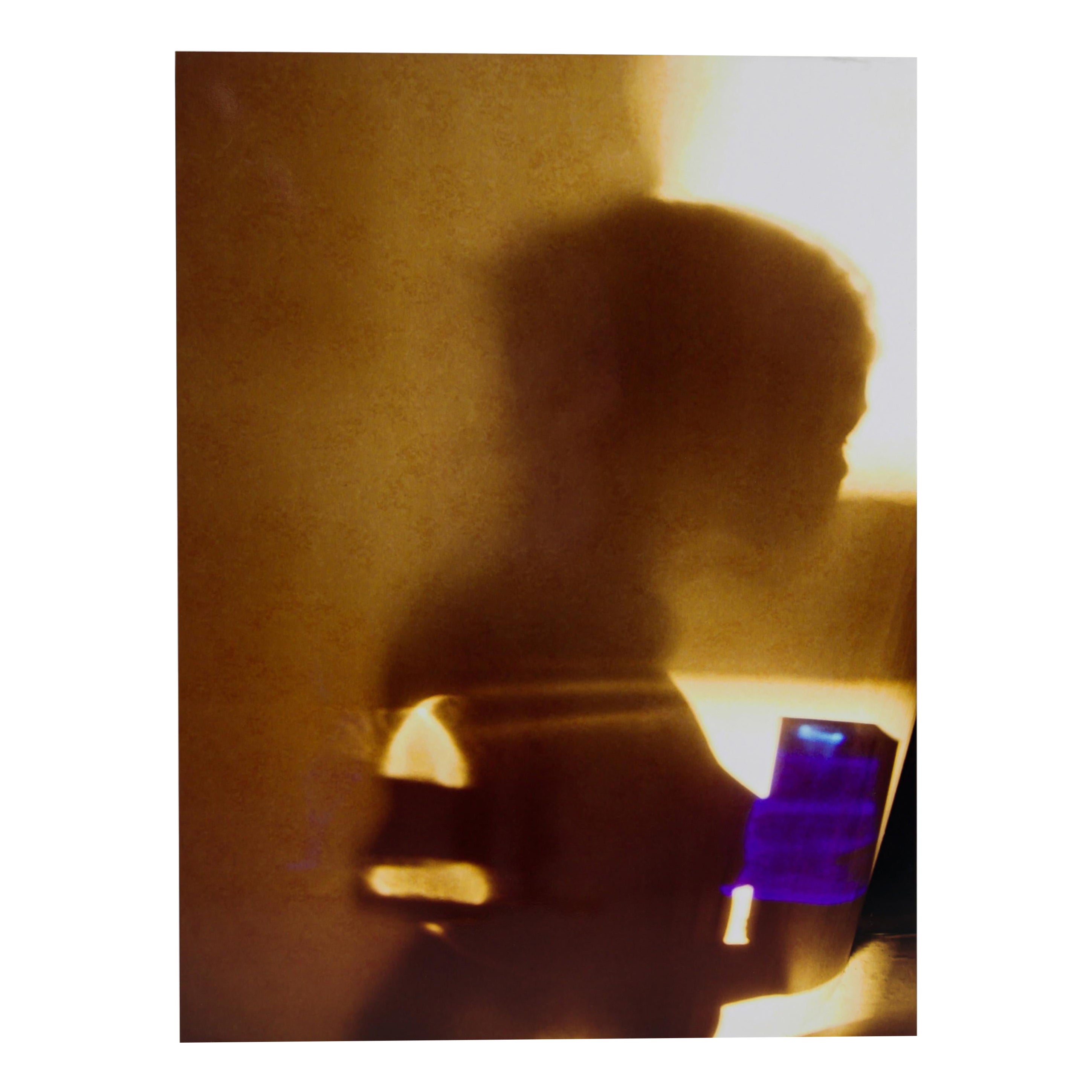 Eva Petric Contemporary Abstract Mixed Media Artwork, Shadow Choreography 2