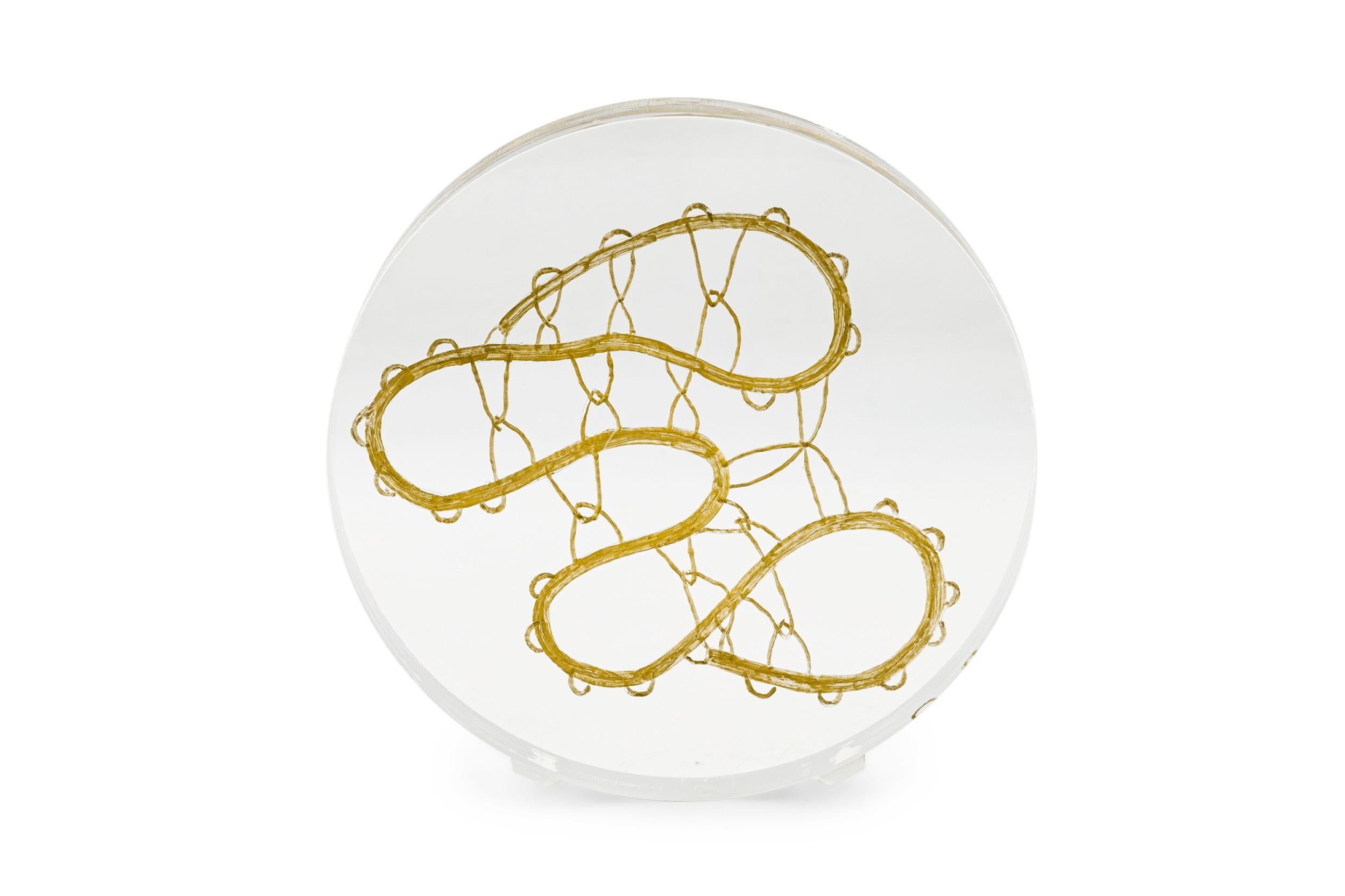 Eva Petric Obra de Arte Escultórica Contemporánea Abstracta en Técnica Mixta, Titulada: Web #21 Estadounidense en venta