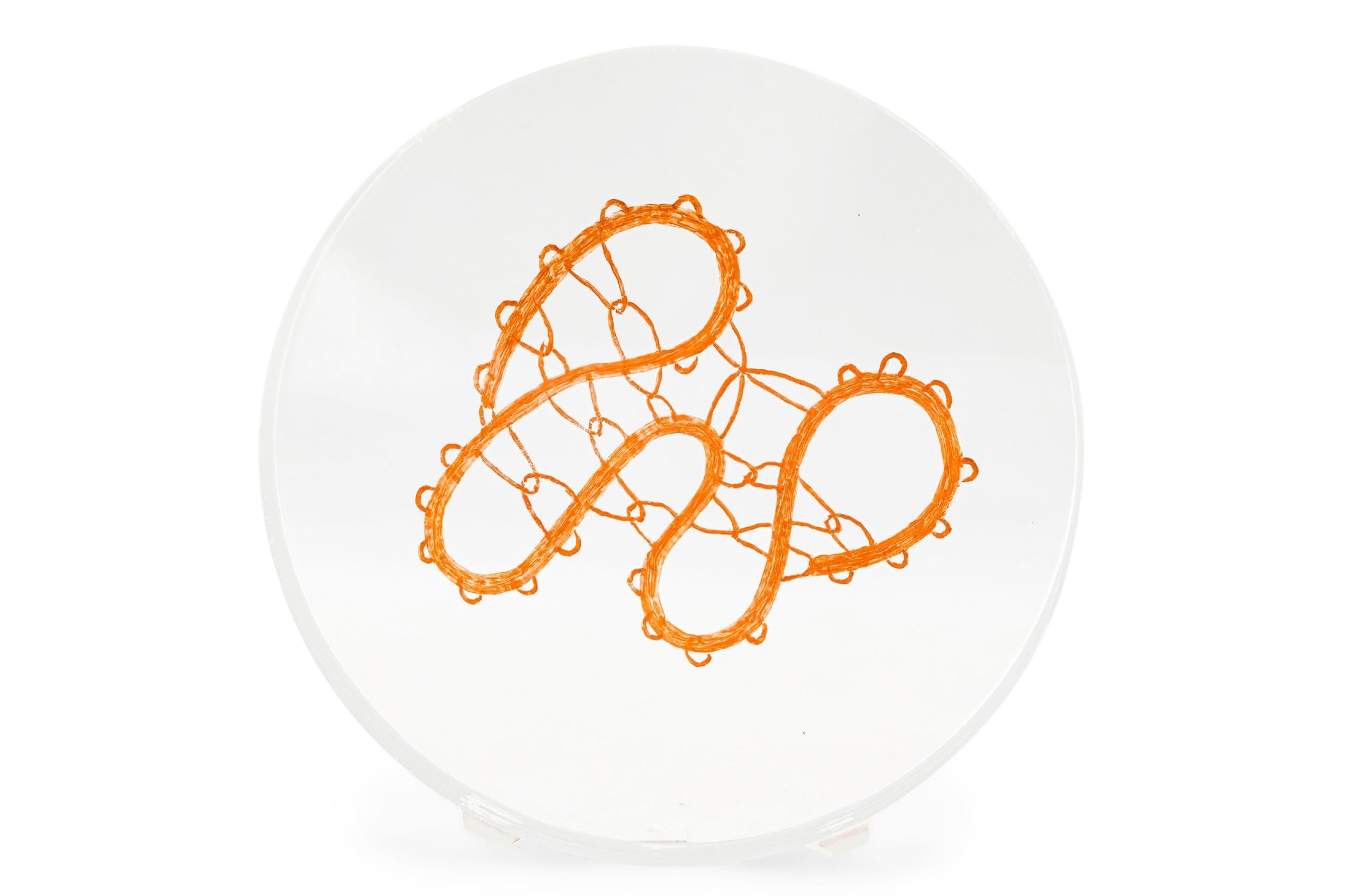 American Eva Petric Contemporary Abstract Mixed Media Sculptural Artwork, Titled: Web #3 For Sale