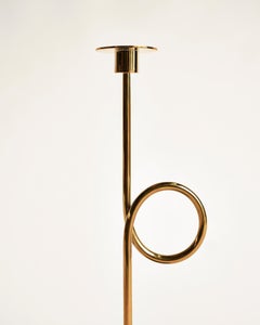 Eva Polished Brass Candleholder by Mingardo