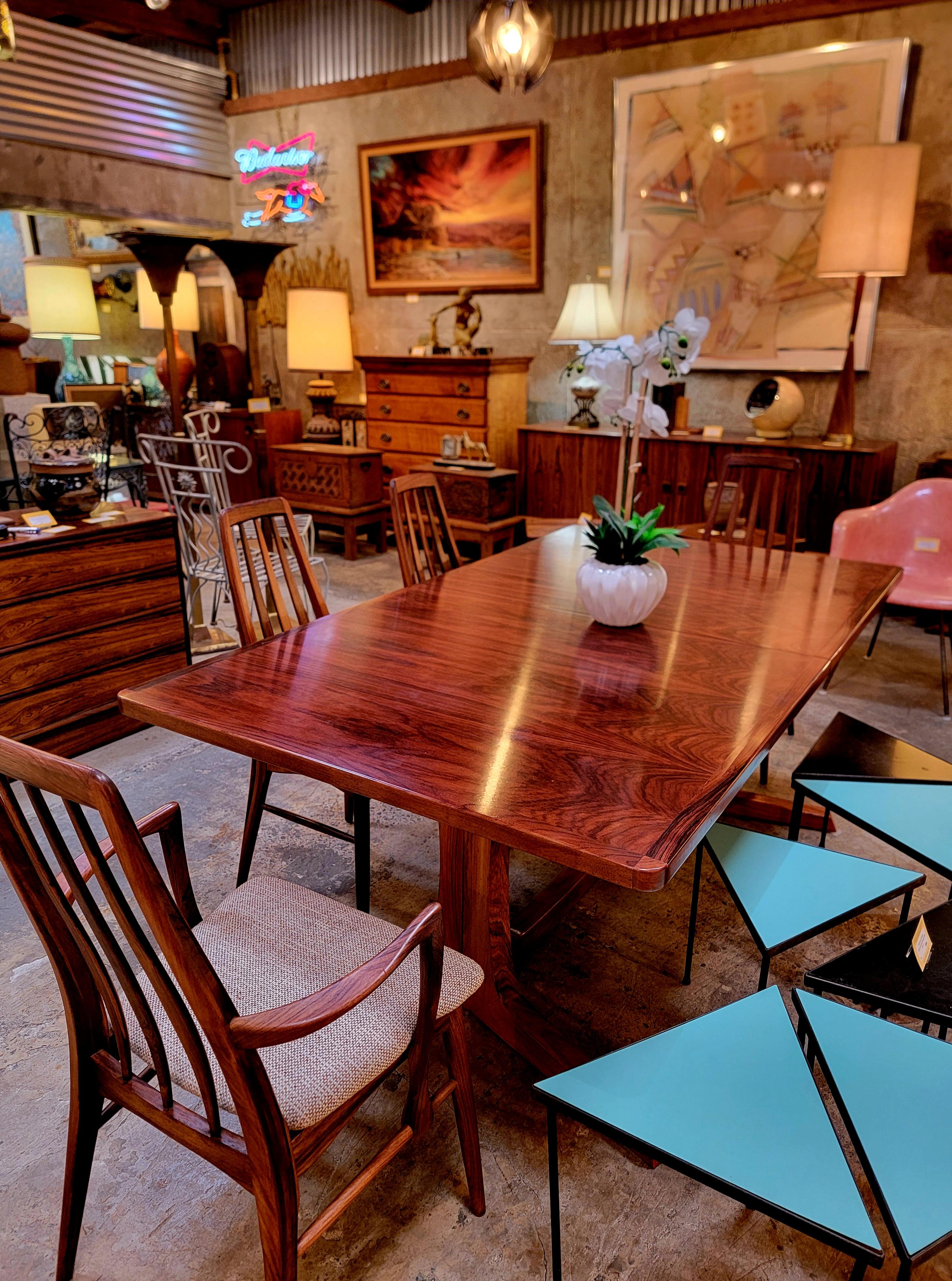 Chaises de salle à manger Eva en palissandre par Niels Koefoed pour Koefoeds Hornslet, Danemark Ensemble 4 en vente 10