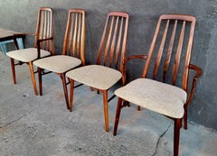 Sedie da pranzo in palissandro Eva di Niels Koefoed per Koefoeds Hornslet, Danimarca Set 4