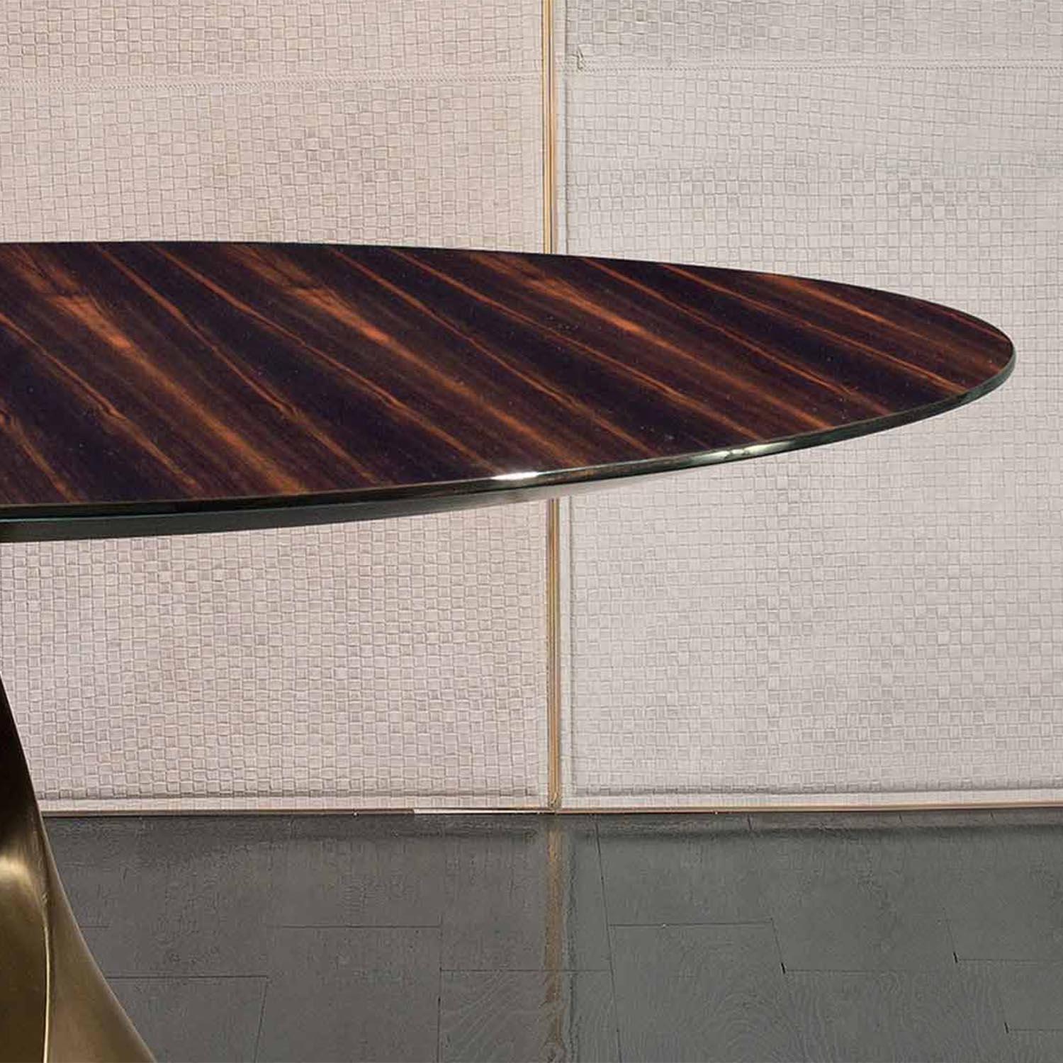 Hand-Crafted Eva Round Dining Table For Sale