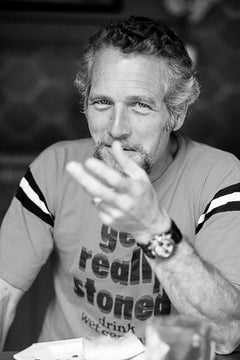 Paul Newman, 1981 (Eva Sereny - Photographie en noir et blanc)