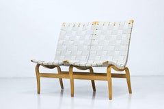 "EVA" Sofa in Birch & Webbing by Bruno Mathsson, Sweden, 1969
