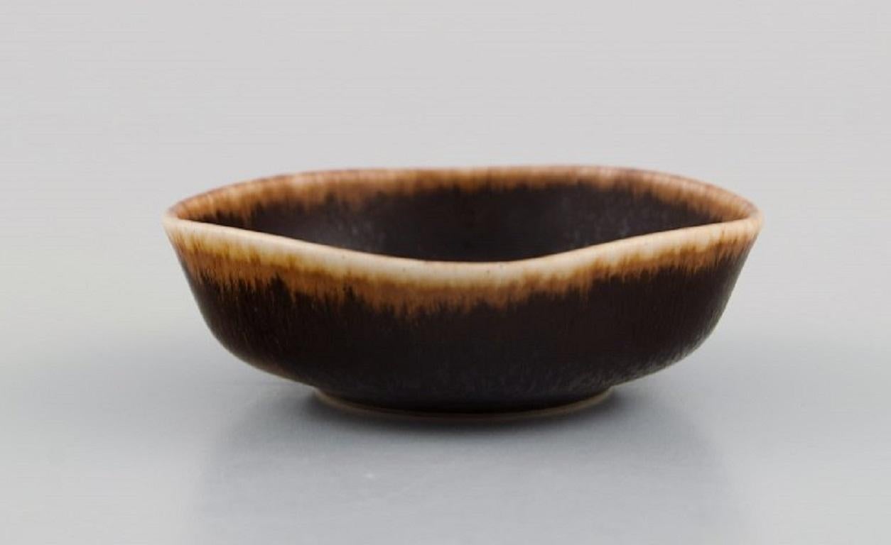 Eva Stæhr-Nielsen for Saxbo, Miniature Bowl in Glazed Stoneware, Mid-20th C In Excellent Condition For Sale In Copenhagen, DK