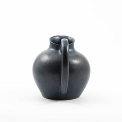 Eva Stæhr-nielsen for Saxbo, Pitcher in Navy Blue Glazed Ceramics