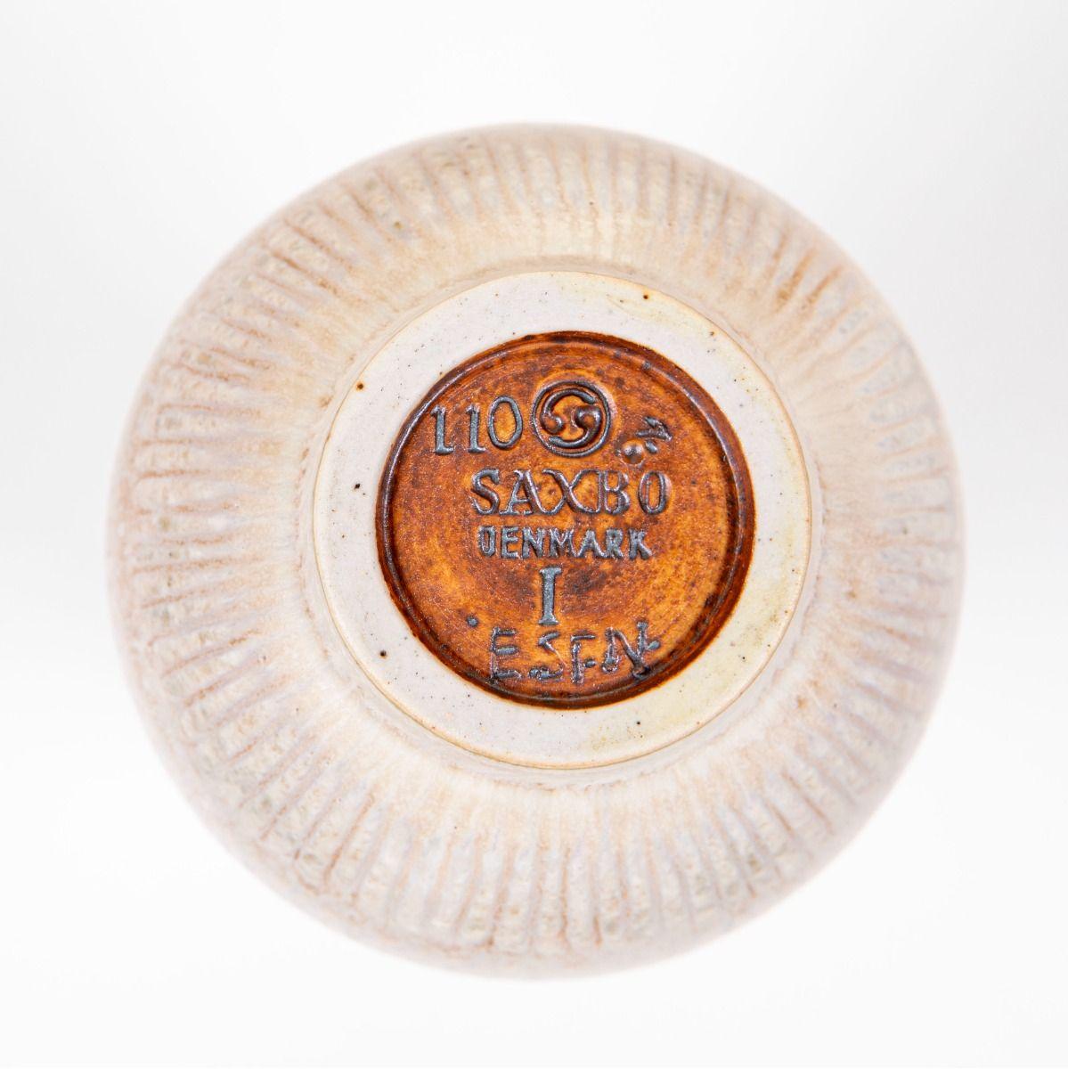 Eva Stæhr-Nielsen for Saxbo, Small Signed Stoneware Vase im Zustand „Gut“ im Angebot in Kastrup, DK