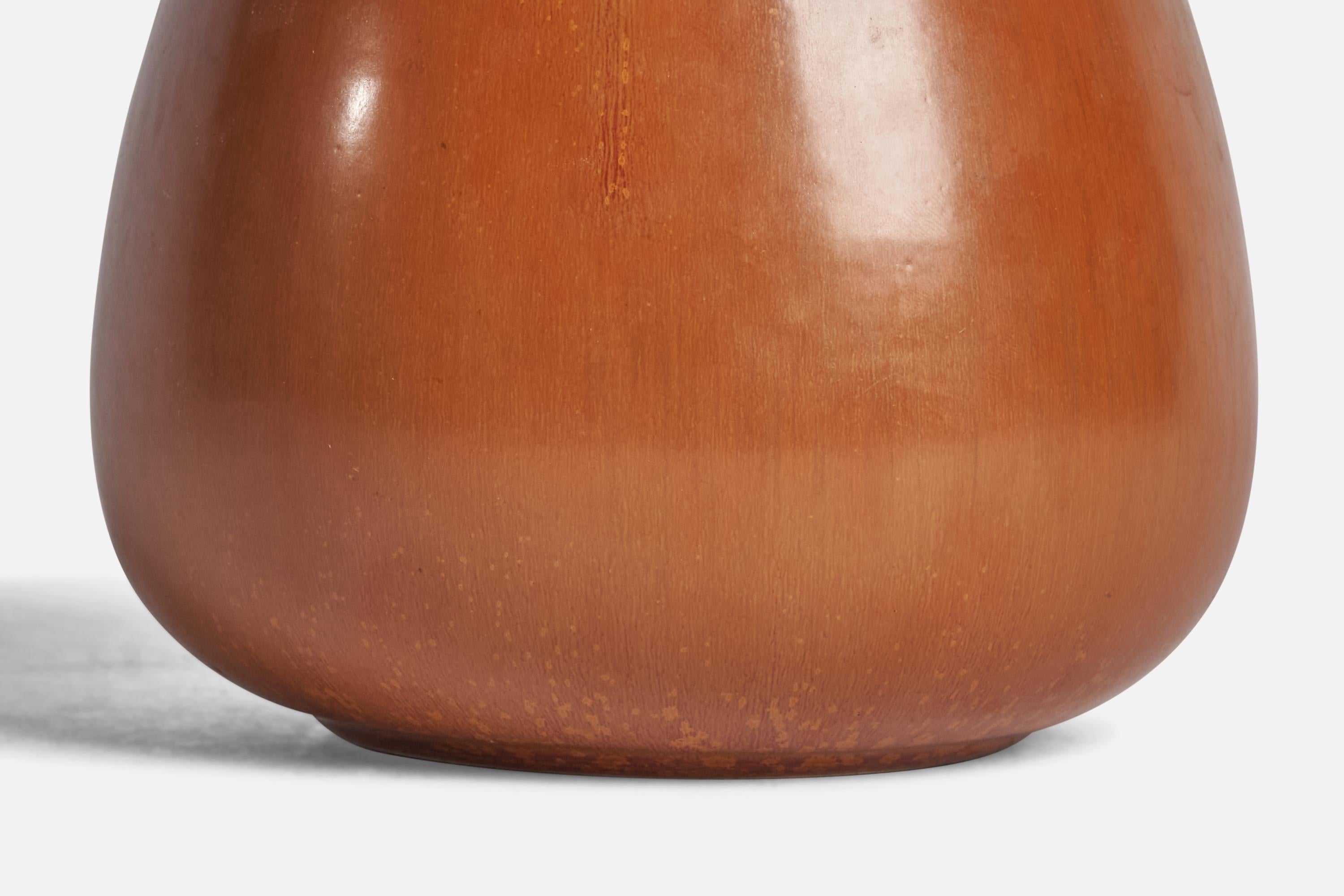 Eva Staehr-Nielsen, Vase, Stoneware, Denmark, 1950s In Good Condition For Sale In High Point, NC