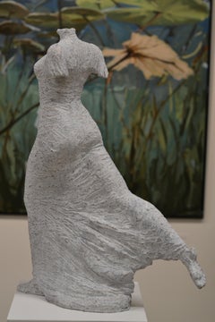 Facile- 21st Century, Contemporary Italian Bronze Sculpture of a woman 