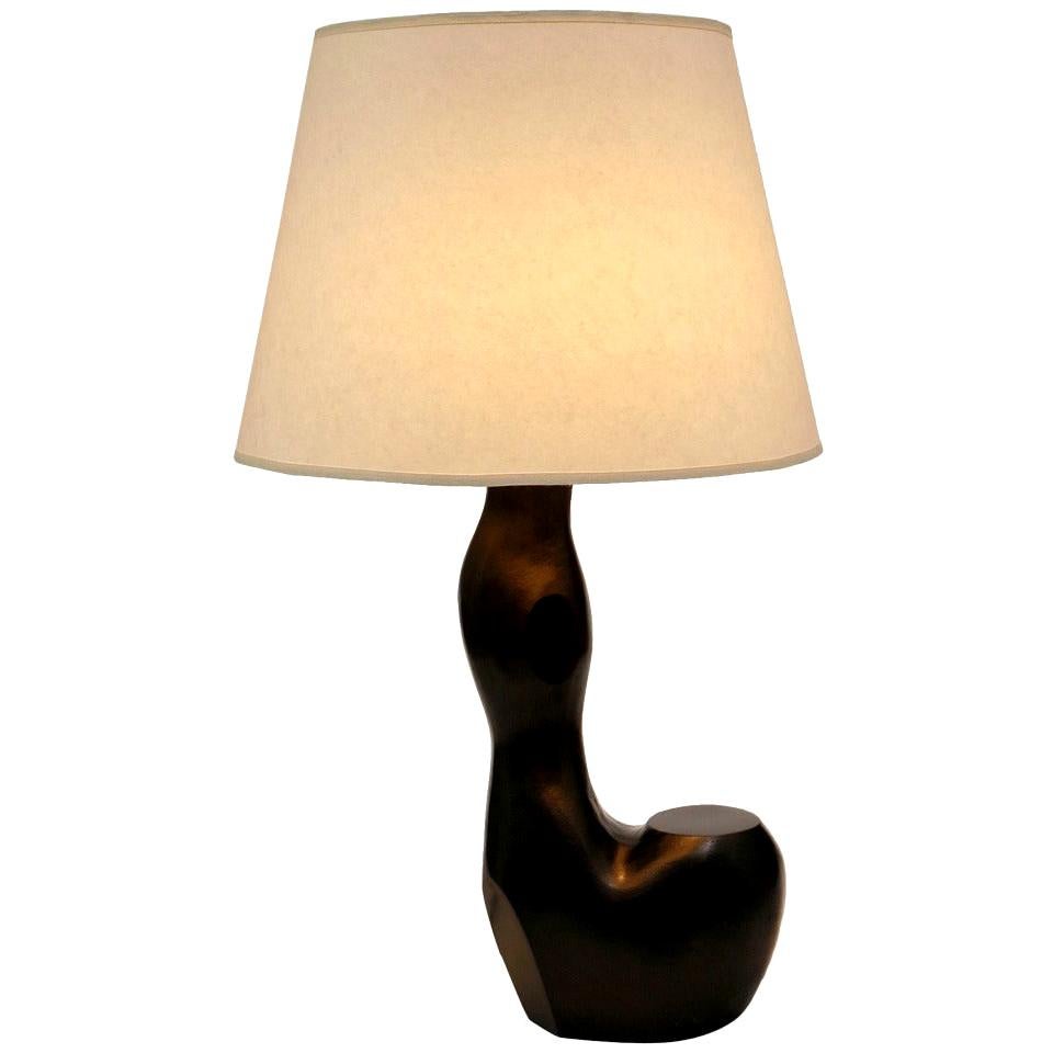 Eva Table Lamp in Bronze by Jacques Jarrige, 2013 For Sale