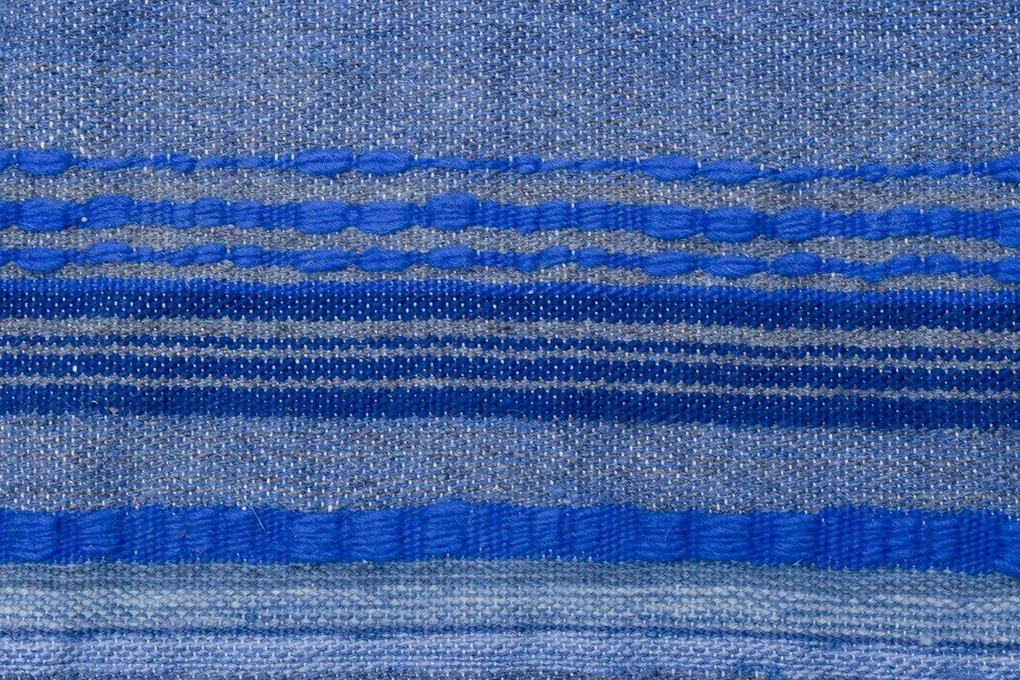 Suédois Eva Tunåker pour Kjoltygens Vävatelje, Solna, Suède. Grand tapis en laine tissé à la main en vente