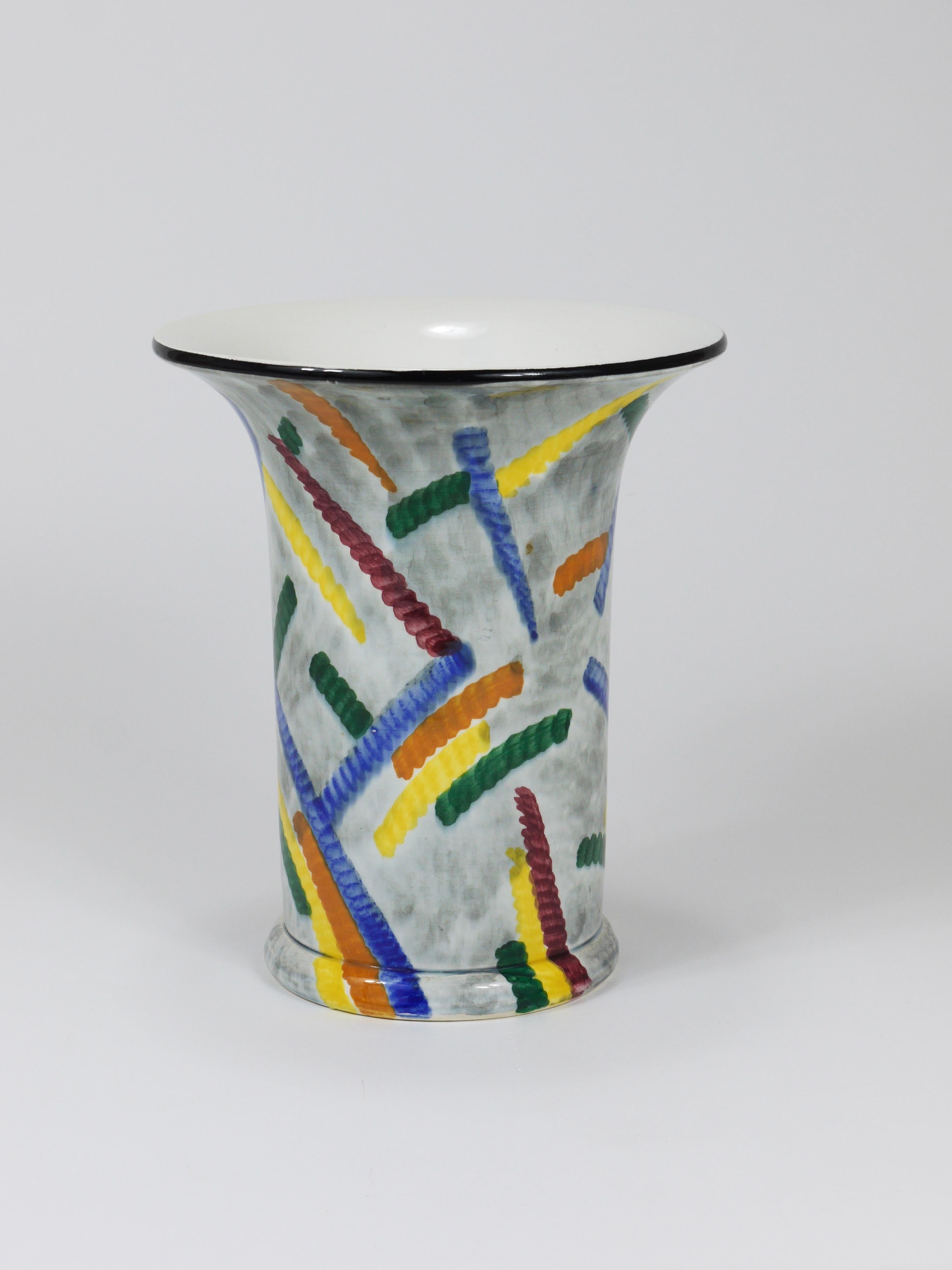 Eva Zeisel Vase en poterie Bauhaus Art Déco, SMF Schramberg, Allemagne années 1920 en vente 6