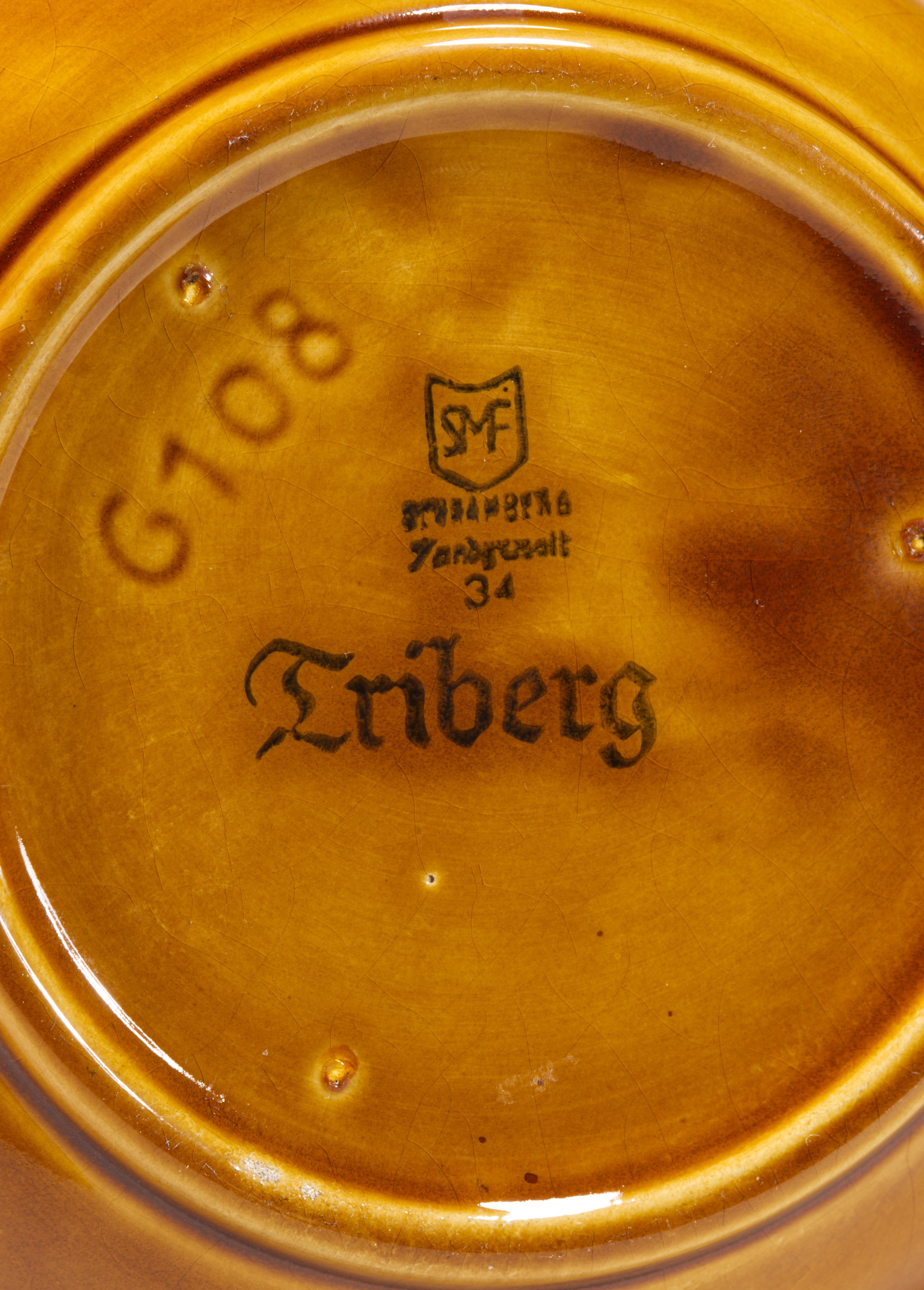 Eva Zeisel per Schramberg SMF Vaso brocca Art Deco 1930 In condizioni buone in vendita a Clifton Springs, NY