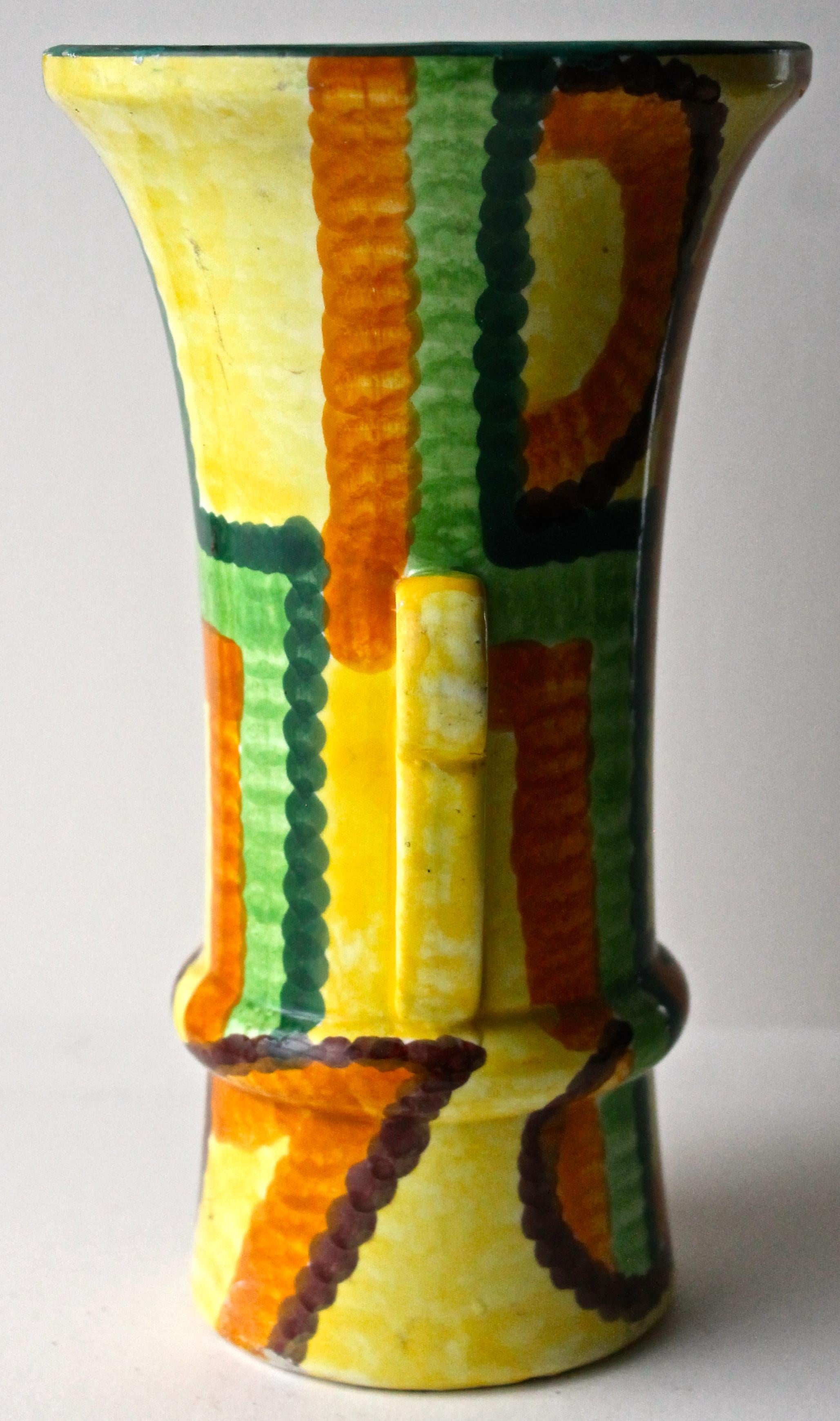Allemand Vase moderniste allemand Eva Zeisel Schramberg en vente