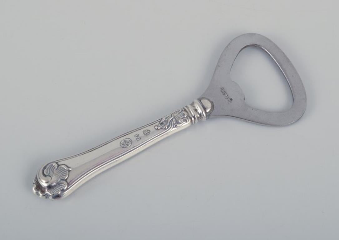 Evald Nielsen, Cohr, and other Danish silversmiths. Five bottle openers. For Sale 3