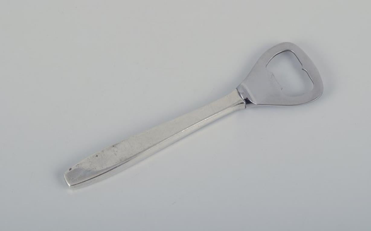 Evald Nielsen, Cohr, and other Danish silversmiths. Five bottle openers. For Sale 4