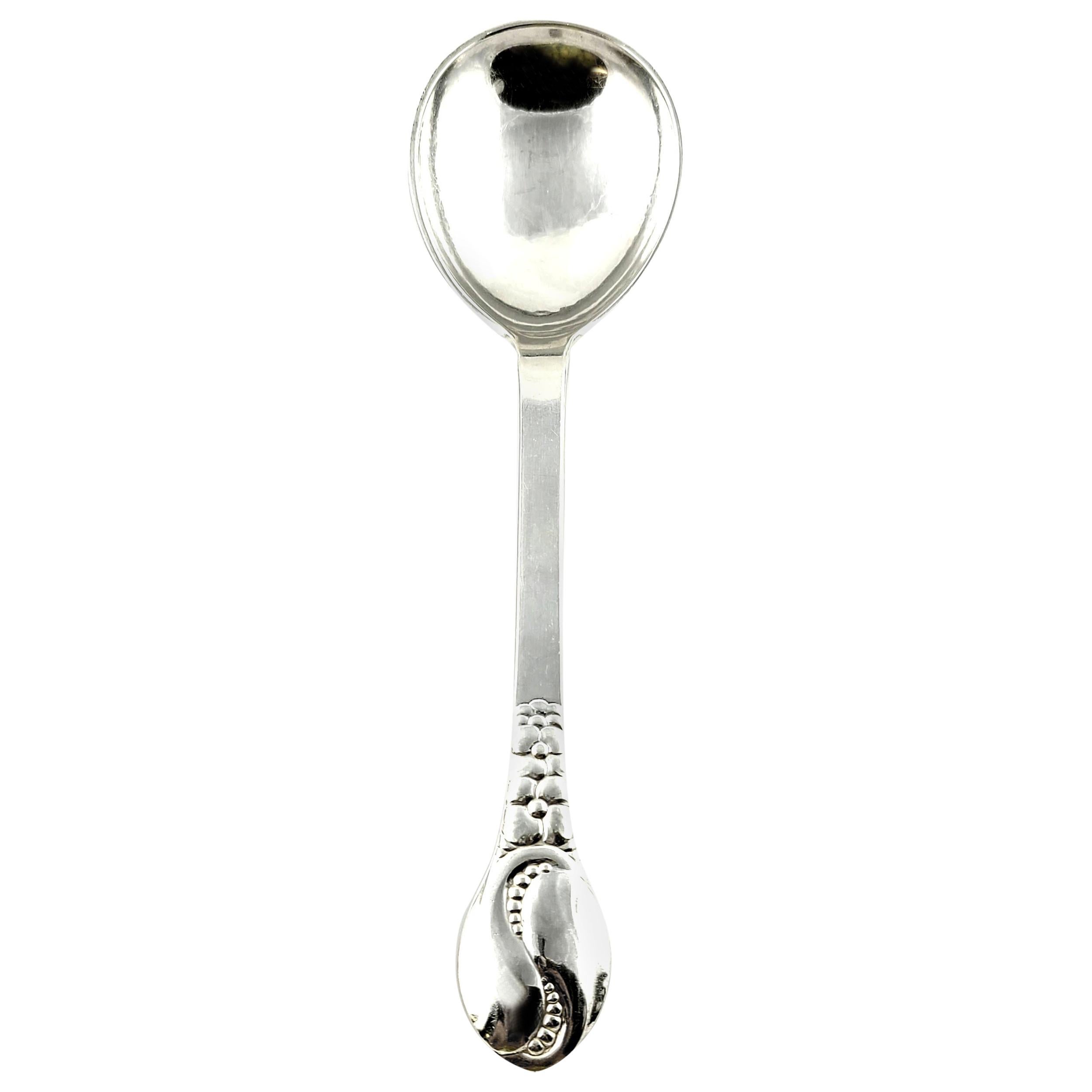 Evald Nielsen Denmark No. 12 830 Silver Large Serving Spoon For Sale