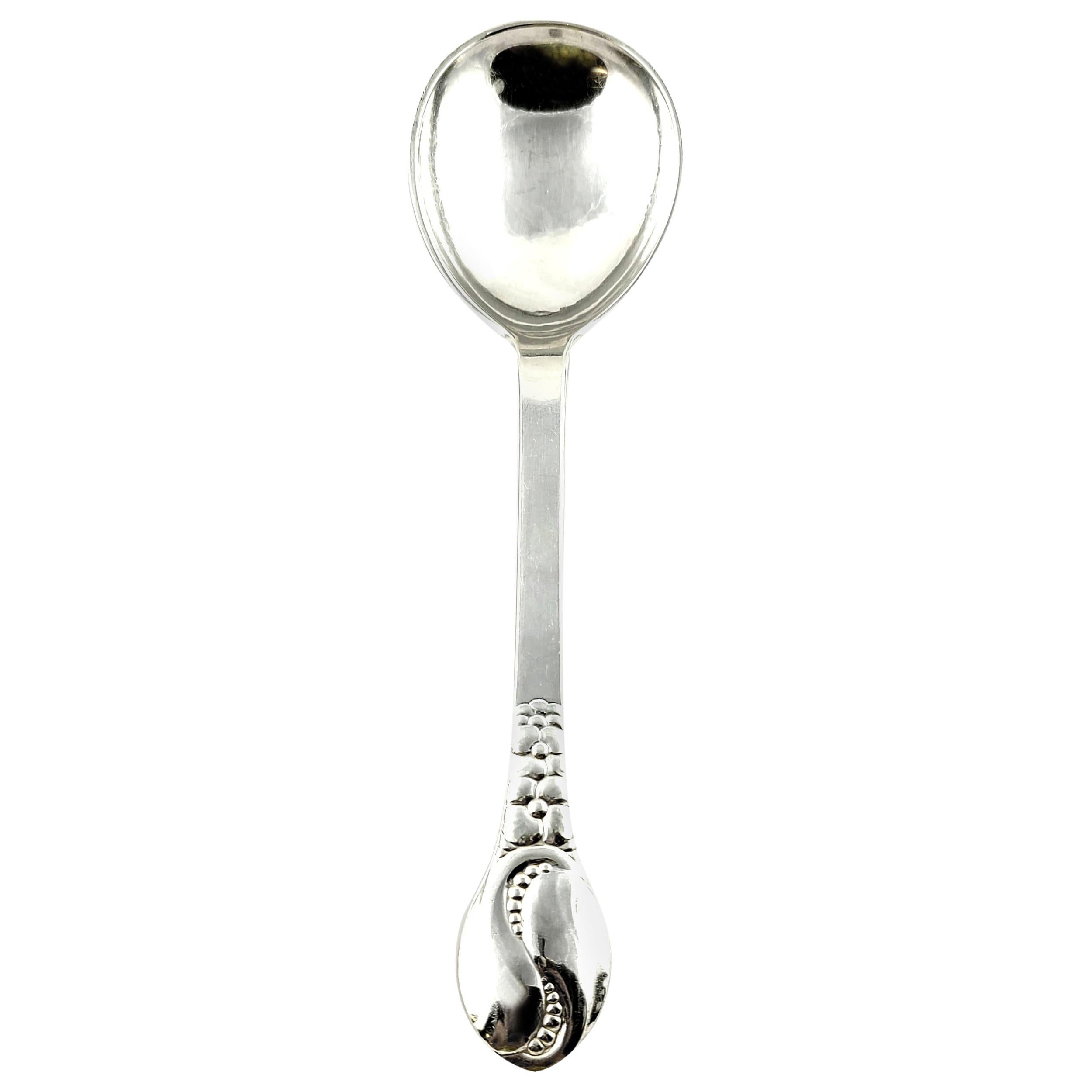 Cucchiaio da portata grande in argento Evald Nielsen Denmark No. 12 830