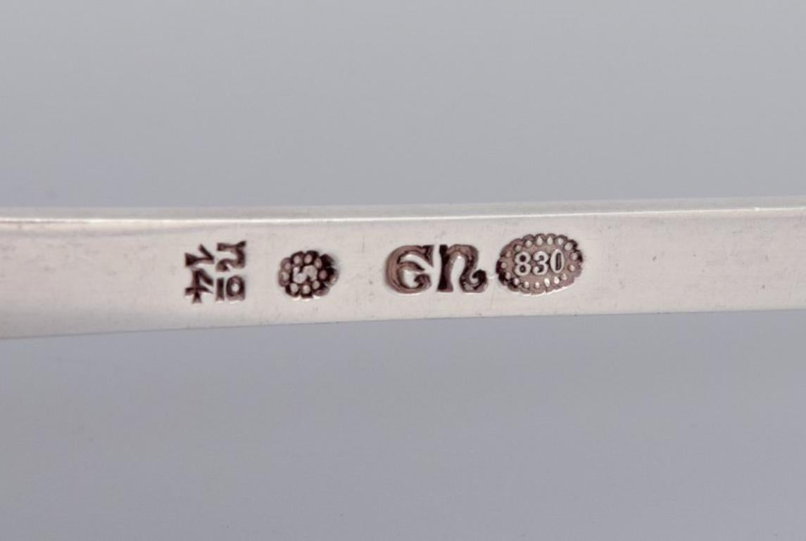 Evald Nielsen Nr. 14. Seltener Marmalade-Löffel aus 830er Silber. 1930er Jahre. (Mitte des 20. Jahrhunderts) im Angebot