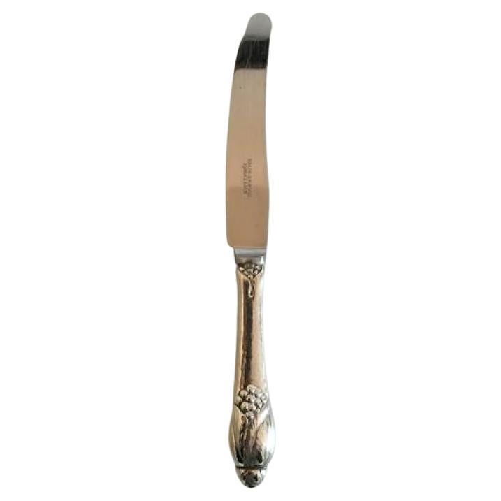 Evald Nielsen No 6 Silver Dinner Knife For Sale