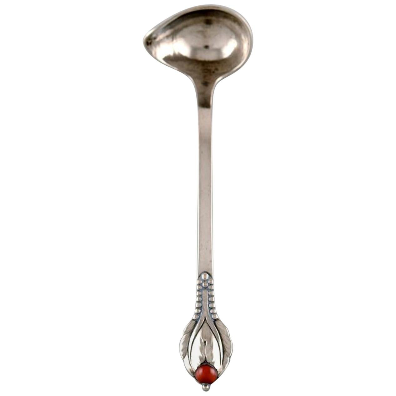 3 Tea Spoon In Silver Evald Nielsen No