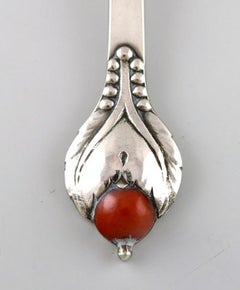 Evald Nielsen Number 3 Tea Spoon, Set of 12 Tea Spoons, 1920s