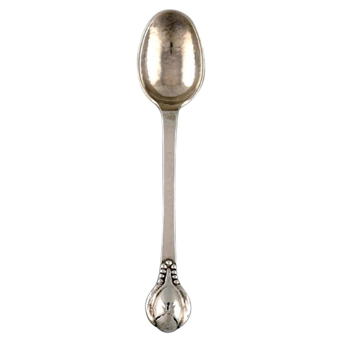 Evald Nielsen Number 3 Teaspoon in Silver, 1920s For Sale