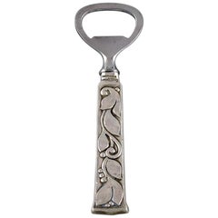 Evald Nielsen Number 30 Bottle Opener in Sterling Silver and Stainless Steel