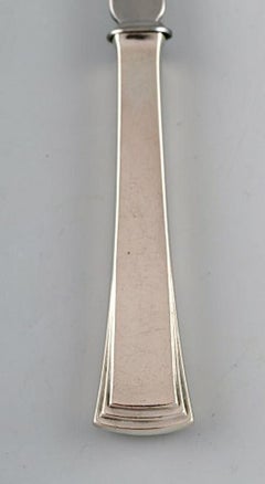 Evald Nielsen Nummer 32 Salatbesteck aus Silber und Edelstahl