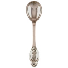 Vintage Evald Nielsen Number 6, Marmelade Spoon in Silver