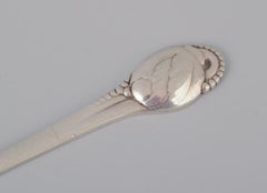Evald Nielsen, Rare Art Nouveau Lobster Fork in Silver, Approx, 1920