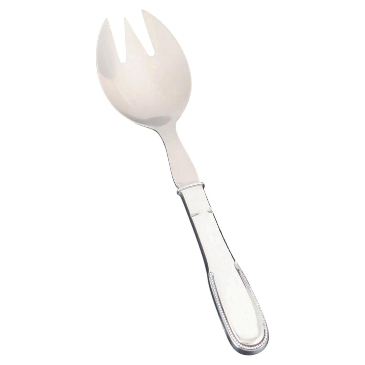 Evald Nielsen. Salad fork in silver and stainless steel. 1930s For Sale