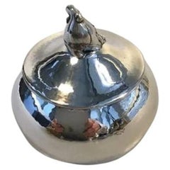 Vintage Evald Nielsen Silver Lidded Jar