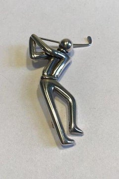 Evald Nielsen Sterling Silver Brooch