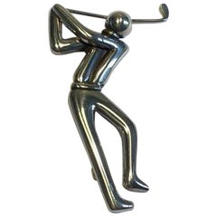 Evald Nielsen Sterling Silver Brooch