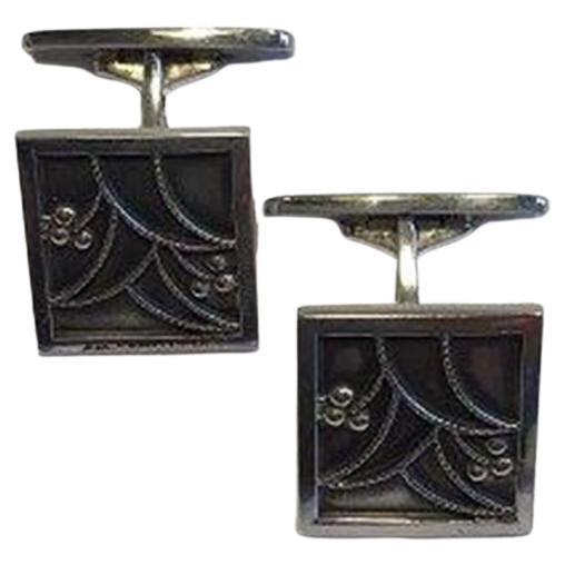 Evald Nielsen Sterling Silver Cufflinks